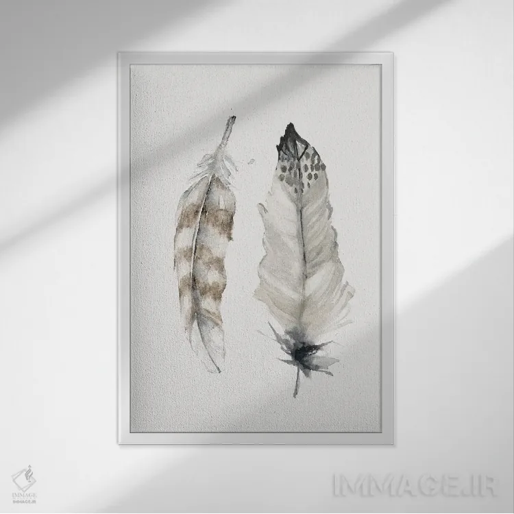 تابلو دکوراتیو پرواز خیالی III اثر کارول رابینسون - نمای قابدار سفید