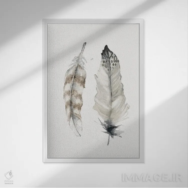 تابلو دکوراتیو پرواز خیالی III اثر کارول رابینسون - نمای قابدار سفید