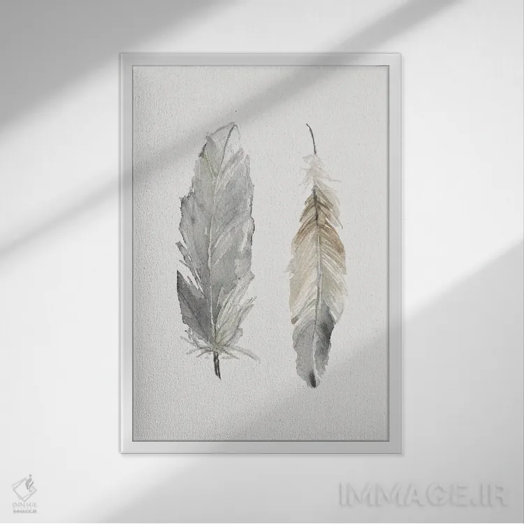 تابلو دکوراتیو پرواز خیالی I اثر کارول رابینسون - نمای قابدار سفید