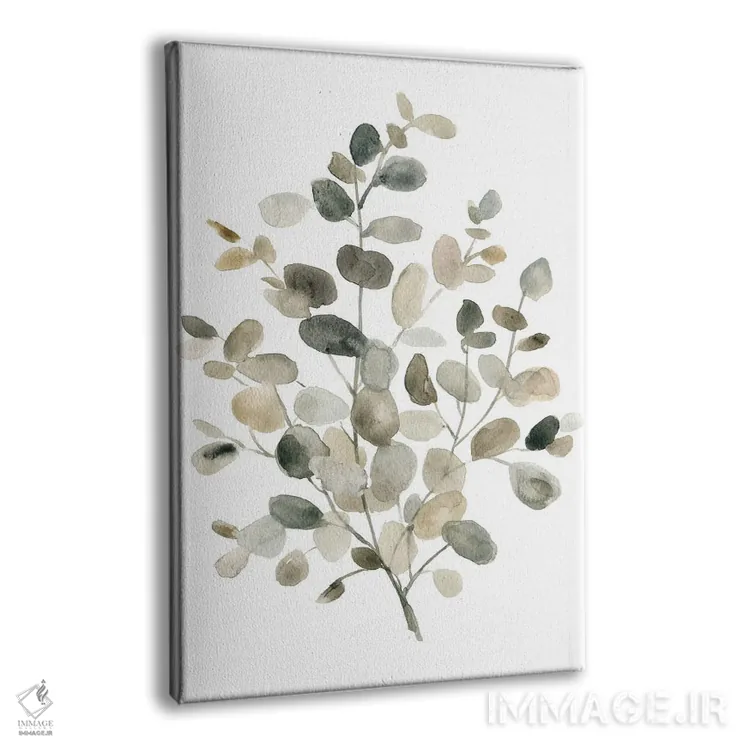 تابلو مینیمال اکالیپتوس خنثی I اثر کارول رابینسون - نمای پرسپکتیو محصول