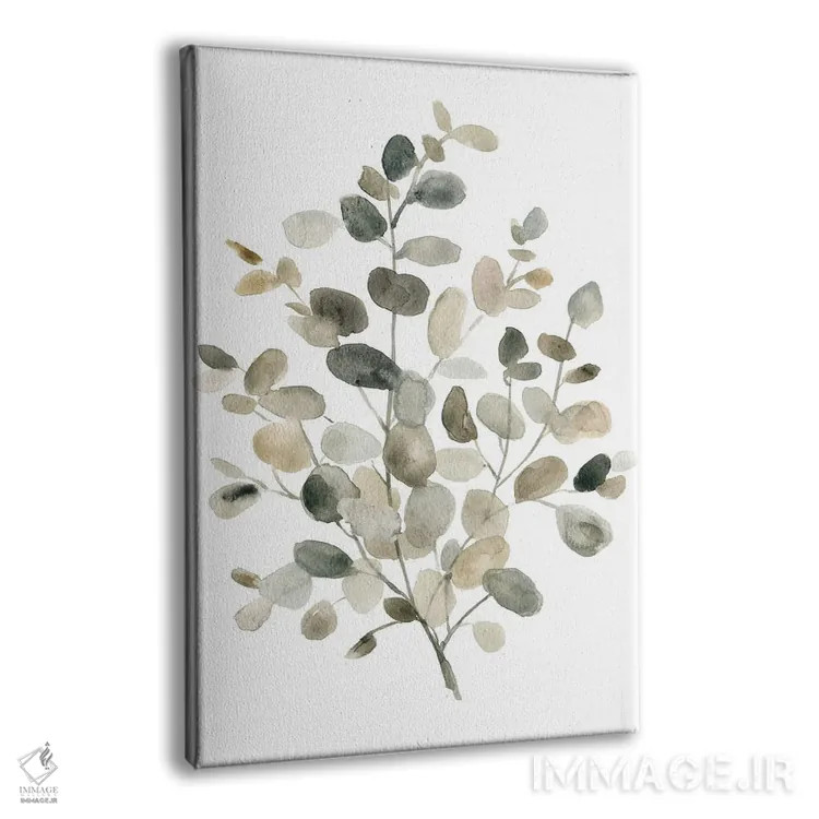 تابلو مینیمال اکالیپتوس خنثی I اثر کارول رابینسون - نمای پرسپکتیو محصول