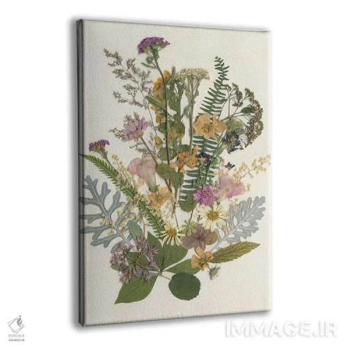 تابلو دکوراتیو دسته گل ارگانیک I اثر کارول رابینسون - نمای پرسپکتیو محصول