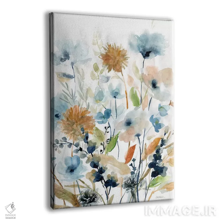 تابلو انتزاعی ترکیب بهاری هلند II اثر کارول رابینسون - نمای پرسپکتیو محصول