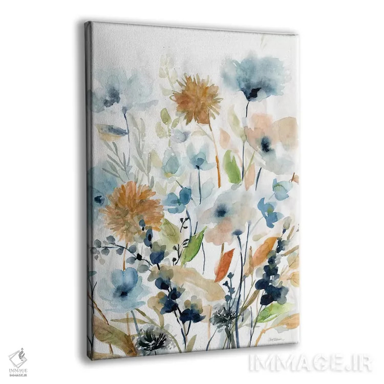 تابلو انتزاعی ترکیب بهاری هلند II اثر کارول رابینسون - نمای پرسپکتیو محصول