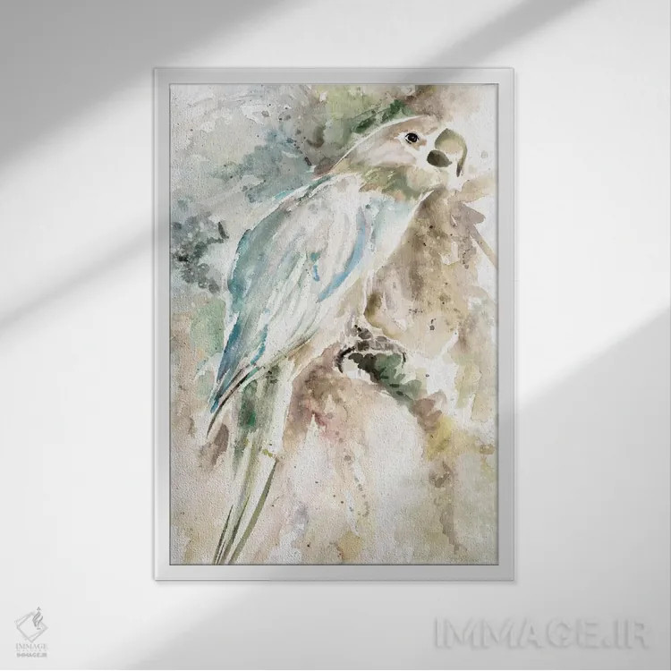 تابلو دکوراتیو صبح در ریو I اثر کارول رابینسون - نمای قابدار سفید