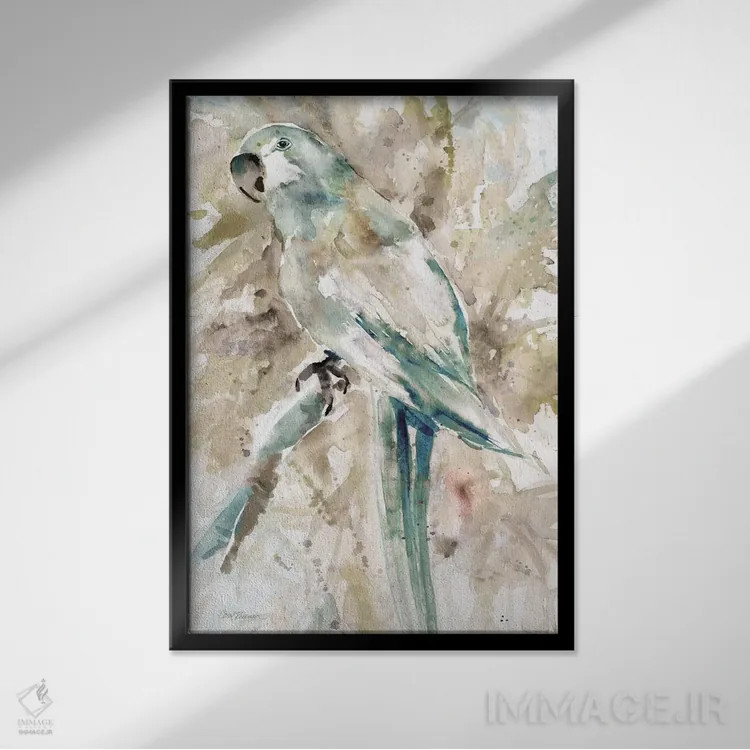 تابلو دکوراتیو صبح در ریو II اثر کارول رابینسون - نمای قابدار مشکی