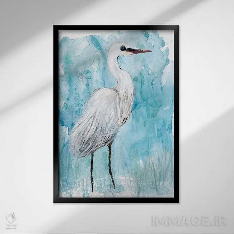 تابلو دکوراتیو نگهبان تابستان I اثر کارول رابینسون - نمای قابدار مشکی