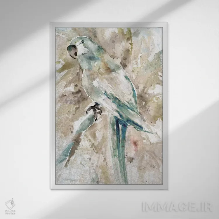 تابلو دکوراتیو صبح در ریو II اثر کارول رابینسون - نمای قابدار سفید