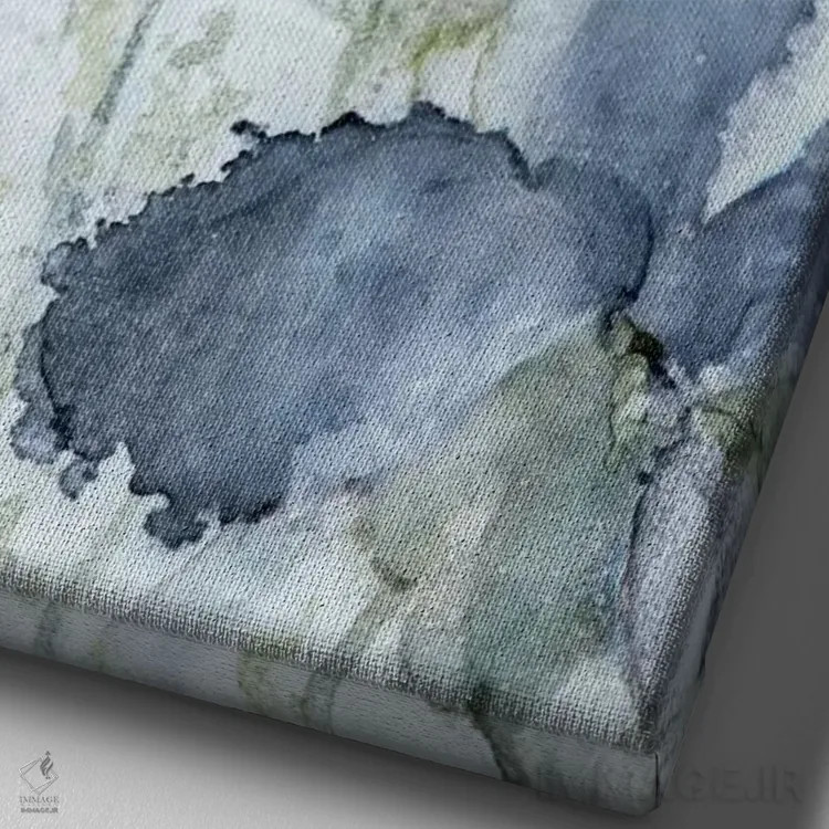 تابلو دکوراتیو زنبق صبحگاهی اثر کارول رابینسون - نمای نزدیک بافت بوم