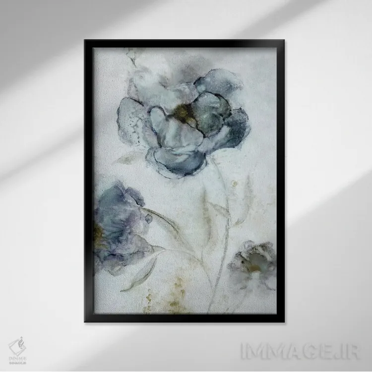 تابلو دکوراتیو صد تومانی صبحگاهی اثر کارول رابینسون - نمای قابدار مشکی