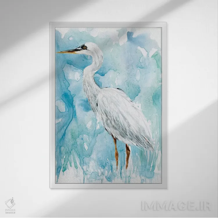 تابلو دکوراتیو نگهبان تابستان II اثر کارول رابینسون - نمای قابدار سفید