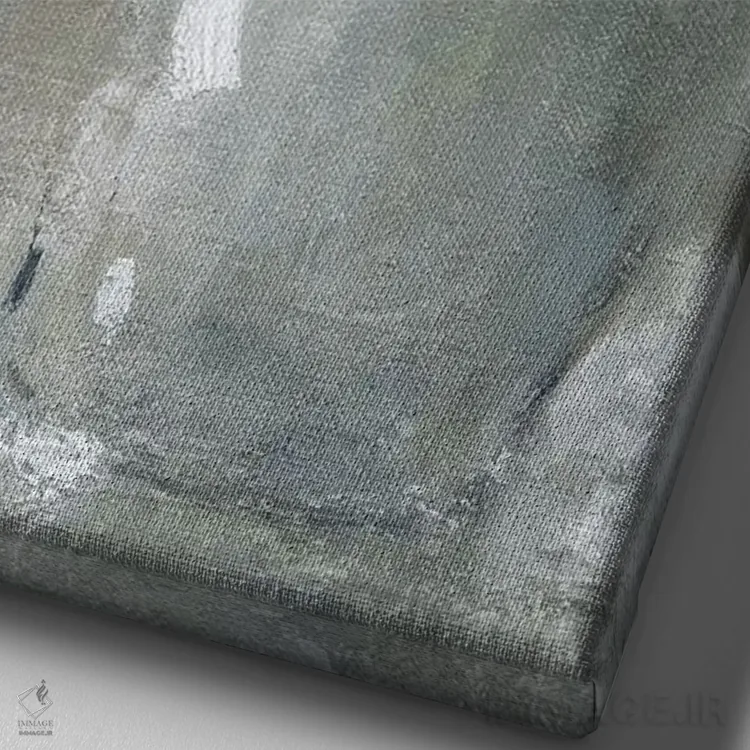 تابلو مدرن دسته گل روستایی II اثر کارول رابینسون - نمای نزدیک بافت بوم