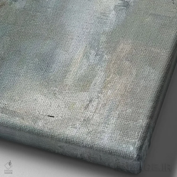 تابلو مدرن دسته گل روستایی I اثر کارول رابینسون - نمای نزدیک بافت بوم