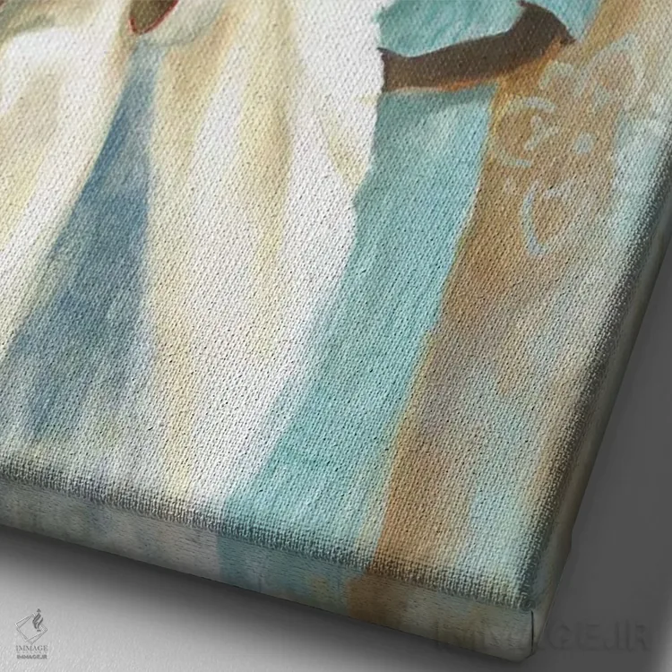 تابلو دکوراتیو قدرت عشق ۲ اثر کارول رابینسون - نمای نزدیک بافت بوم