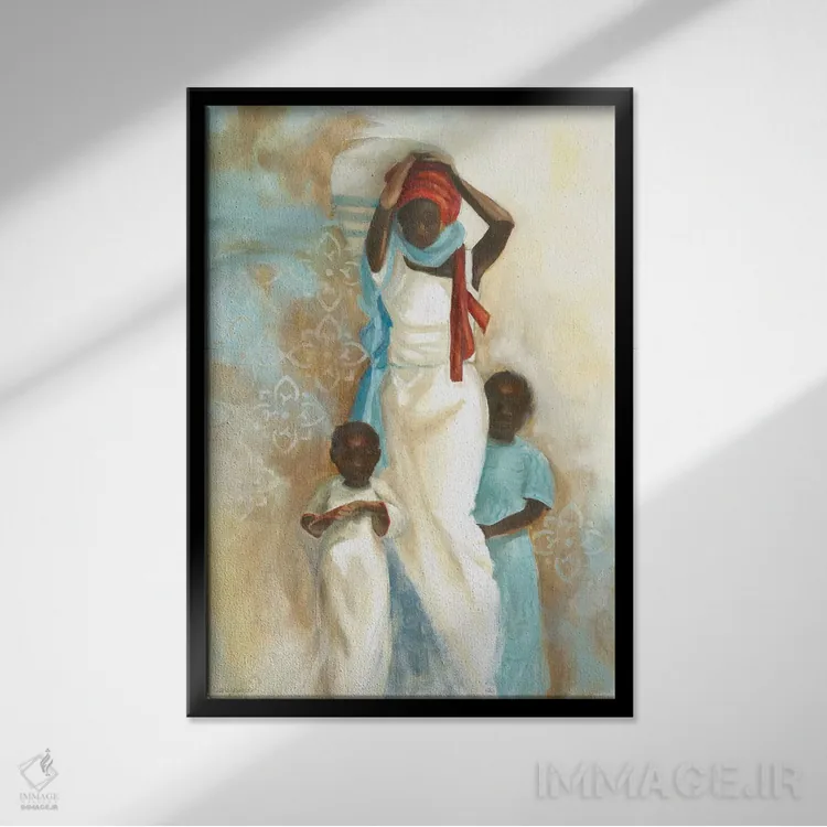 تابلو دکوراتیو قدرت عشق ۲ اثر کارول رابینسون - نمای قابدار مشکی