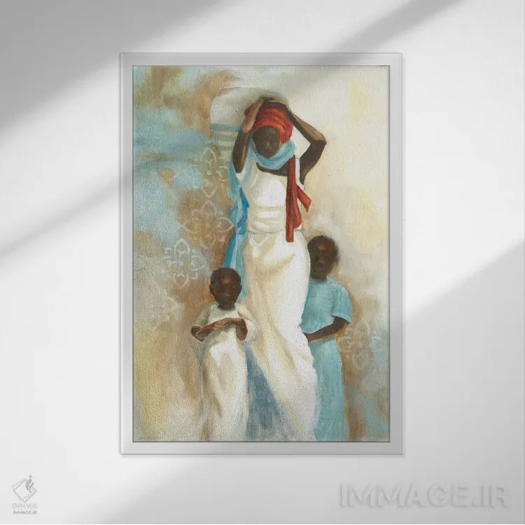 تابلو دکوراتیو قدرت عشق ۲ اثر کارول رابینسون - نمای قابدار سفید