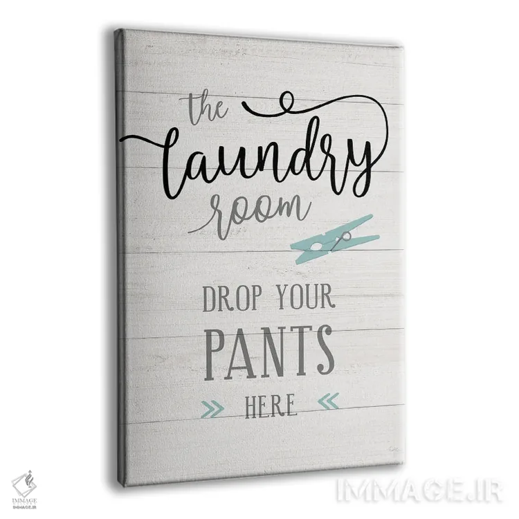 تابلو دکوراتیو شلوارت را پایین بیاور اثر ناتالی کارپنتری - نمای پرسپکتیو محصول