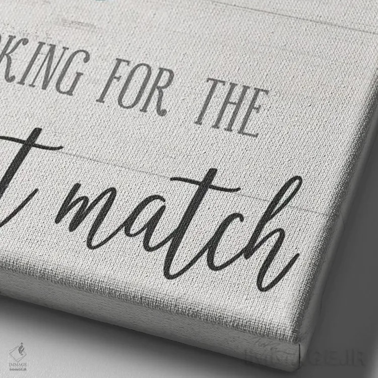 تابلو دکوراتیو جفت بی نقص اثر ناتالی کارپنتری - نمای نزدیک بافت بوم