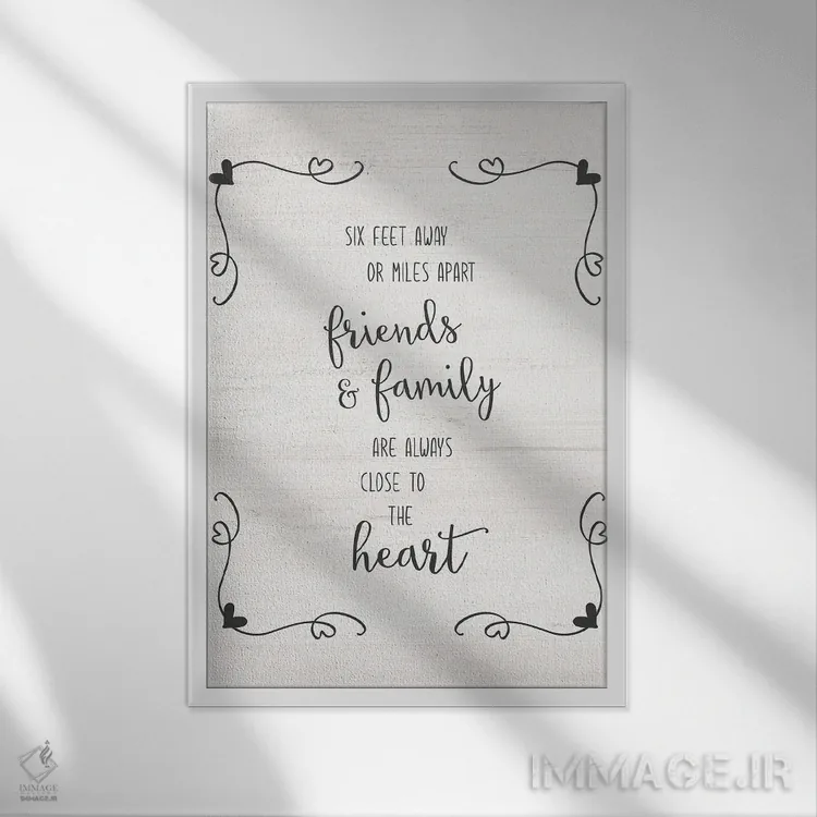 تابلو مدرن شش فوت اثر ناتالی کارپنتری - نمای قابدار سفید