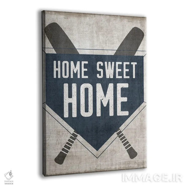 تابلو دکوراتیو خانه عزیز من اثر ناتالی کارپنتری - نمای پرسپکتیو محصول