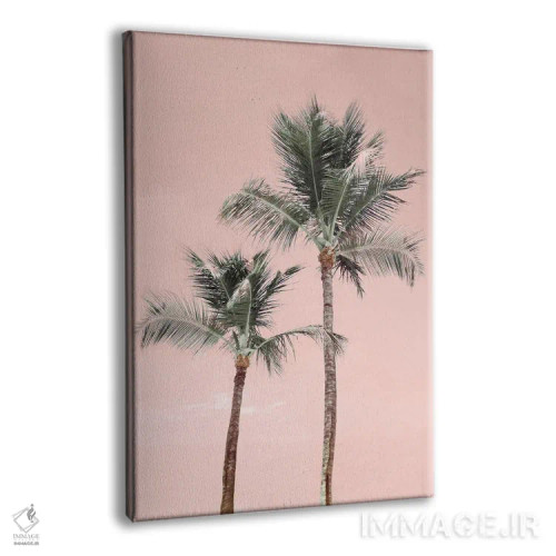 تابلو دکوراتیو صورتی های آروبا اثر ناتالی کارپنتری - نمای پرسپکتیو محصول