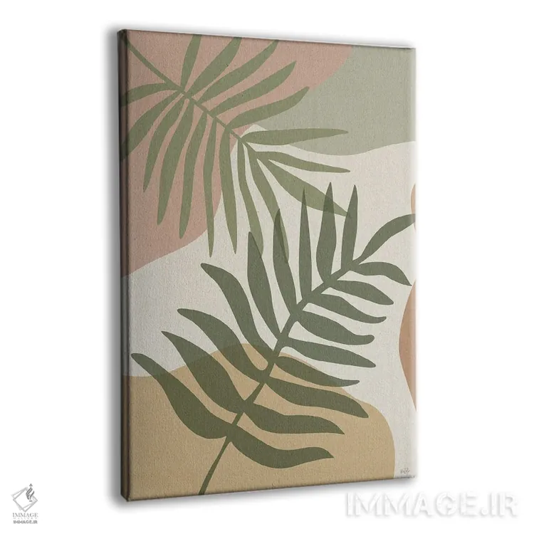 تابلو مدرن نخل نیمه سده دوم اثر ناتالی کارپنتری - نمای پرسپکتیو محصول