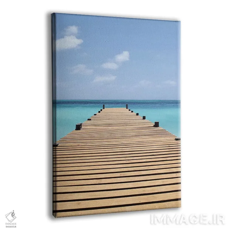 تابلو دکوراتیو آسمان های آبی اثر ناتالی کارپنتری - نمای پرسپکتیو محصول