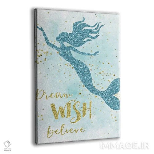 تابلو دکوراتیو رویابین، آرزو کن، باور داشته باش اثر ناتالی کارپنتری - نمای پرسپکتیو محصول