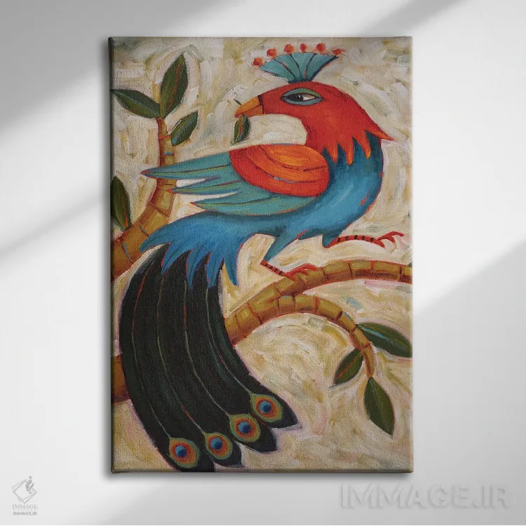 تابلو دکوراتیو یه چیز کوچیک اثر سیندی رول - نمای روبهرو روی دیوار