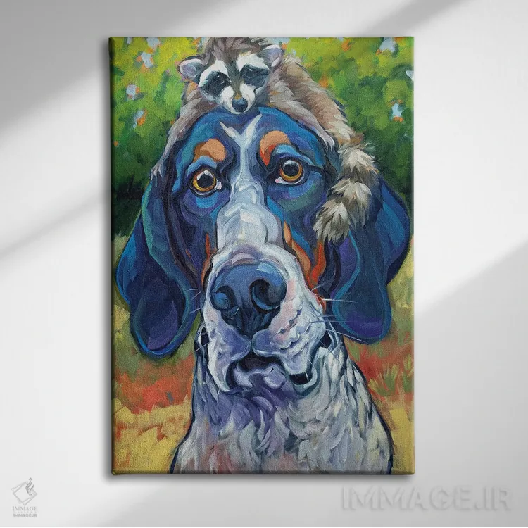 تابلو دکوراتیو کونهاند اثر سی آر تاونسند - نمای روبهرو روی دیوار