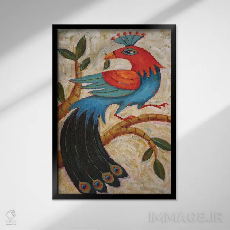 تابلو دکوراتیو یه چیز کوچیک اثر سیندی رول - نمای قابدار مشکی