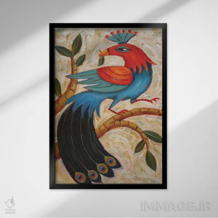 تابلو دکوراتیو یه چیز کوچیک اثر سیندی رول - نمای قابدار مشکی