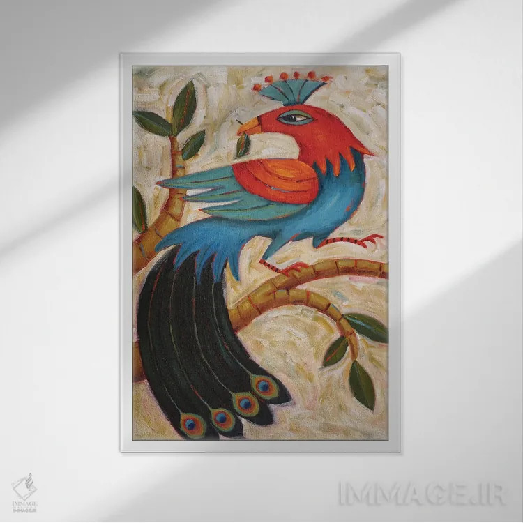 تابلو دکوراتیو یه چیز کوچیک اثر سیندی رول - نمای قابدار سفید