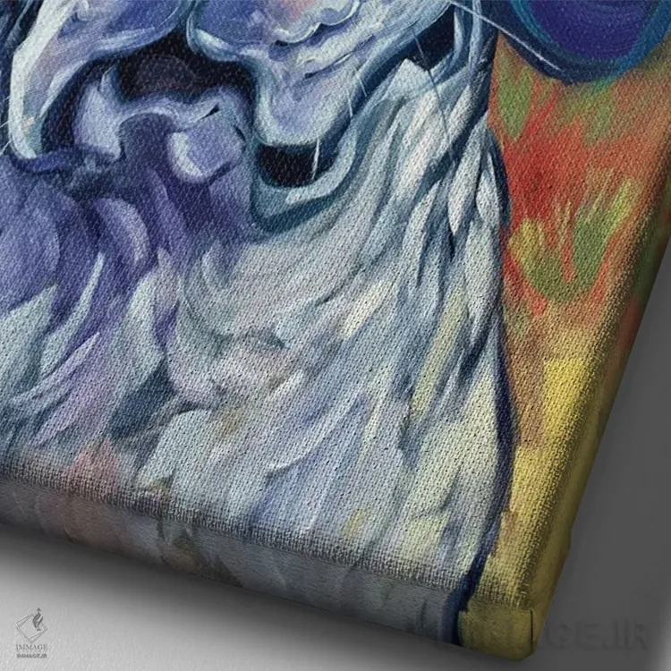 تابلو دکوراتیو کونهاند اثر سی آر تاونسند - نمای نزدیک بافت بوم