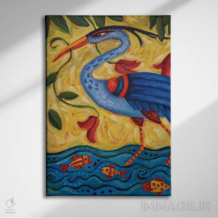 تابلو دکوراتیو به سوی من می آید اثر سیندی رول - نمای روبهرو روی دیوار