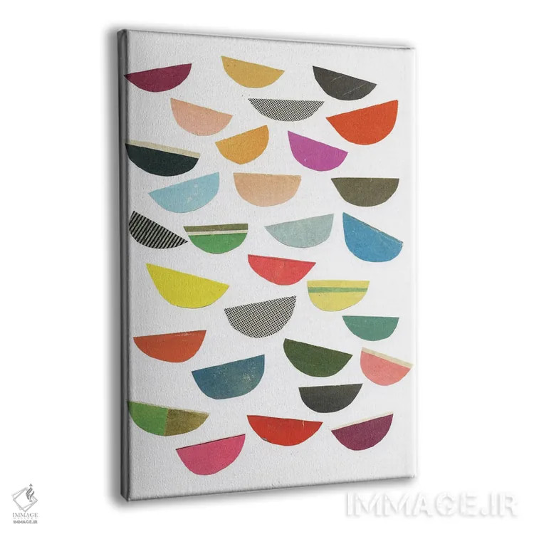 تابلو دکوراتیو گلبرگ های افتاده اثر کاسیا بک - نمای پرسپکتیو محصول