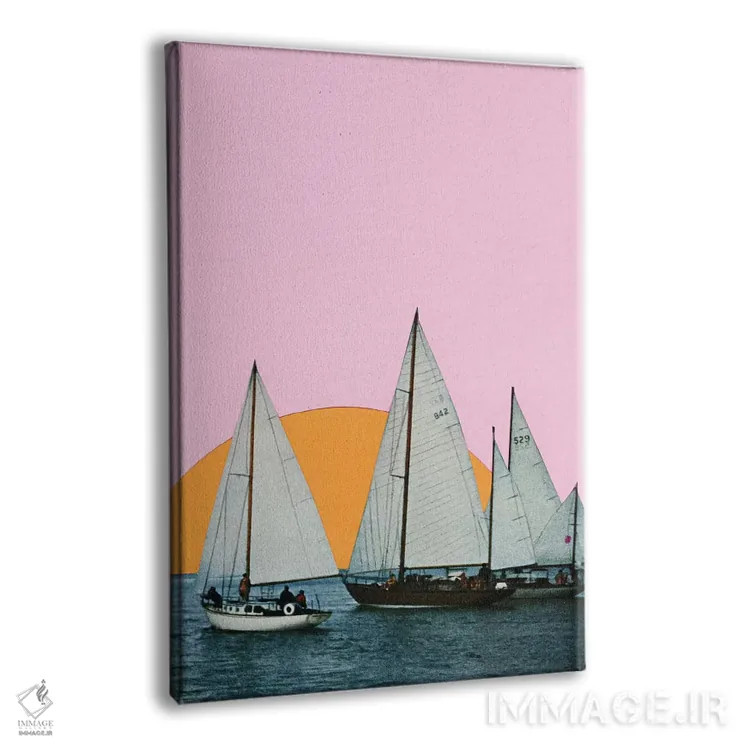 تابلو دکوراتیو به سوی غروب اثر کاسیا بک - نمای پرسپکتیو محصول