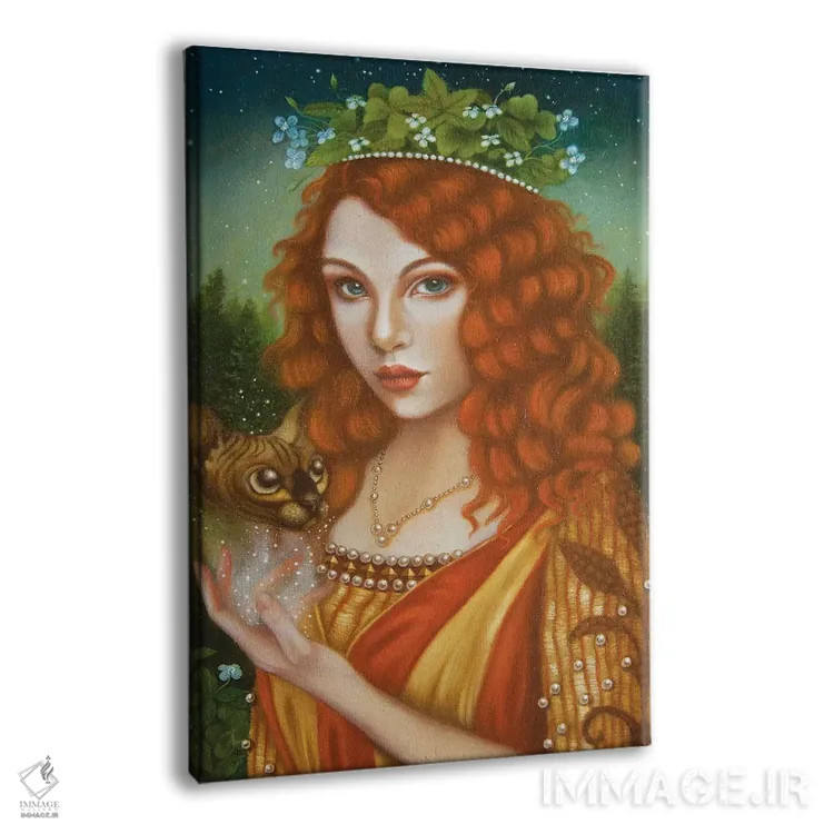 تابلو دکوراتیو شب های سایه دار اثر کارلا سکو - نمای پرسپکتیو محصول