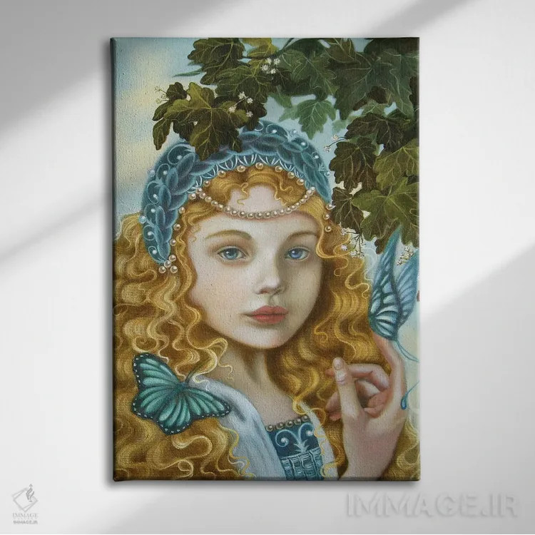 تابلو دکوراتیو آزورا اثر کارلا سکو - نمای روبهرو روی دیوار