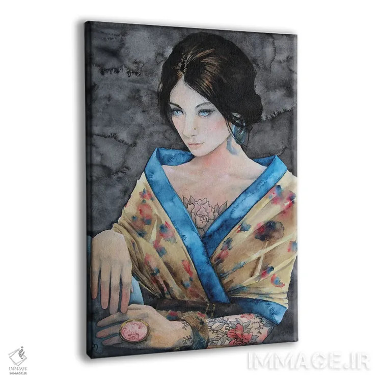 تابلو دکوراتیو مونالیزا اثر کریس جیمز - نمای پرسپکتیو محصول