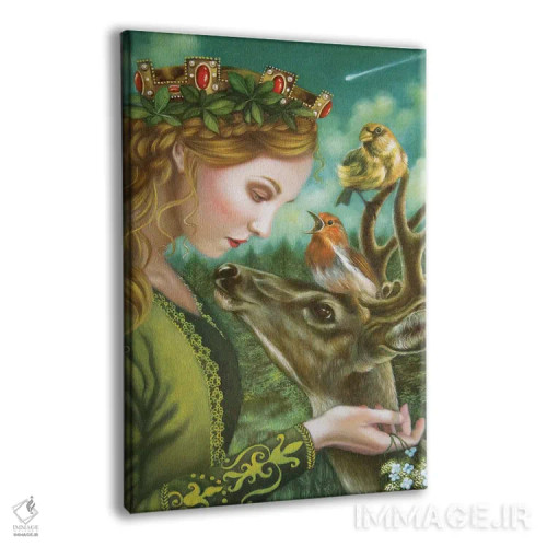 تابلو دکوراتیو کاترین اثر کارلا سکو - نمای پرسپکتیو محصول