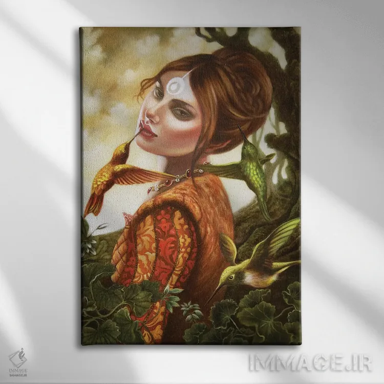 تابلو دکوراتیو ایزابلا اثر کارلا سکو - نمای روبهرو روی دیوار