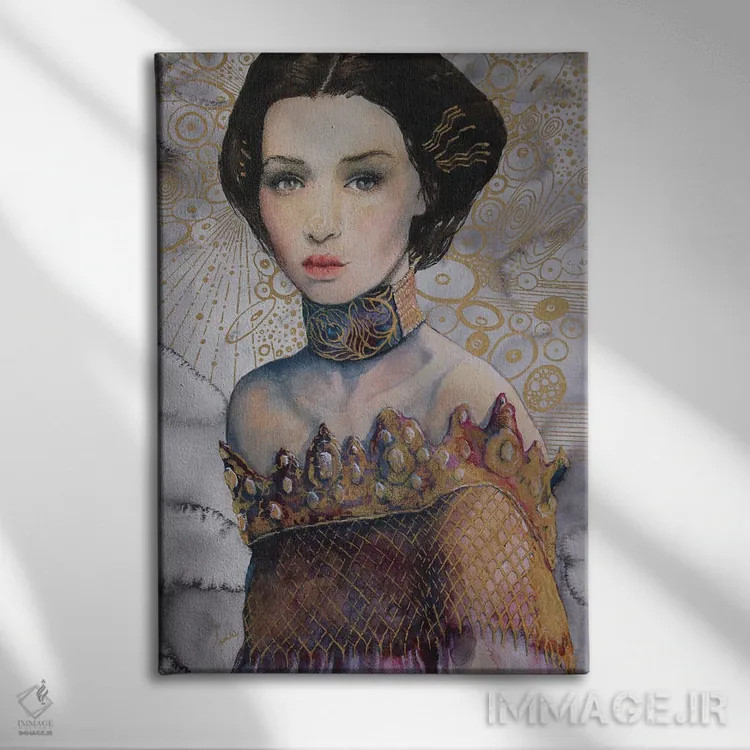 تابلو دکوراتیو ادل اثر کریس جیمز - نمای روبهرو روی دیوار