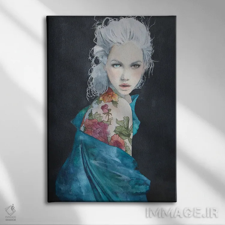 تابلو دکوراتیو ملینا اثر کریس جیمز - نمای روبهرو روی دیوار