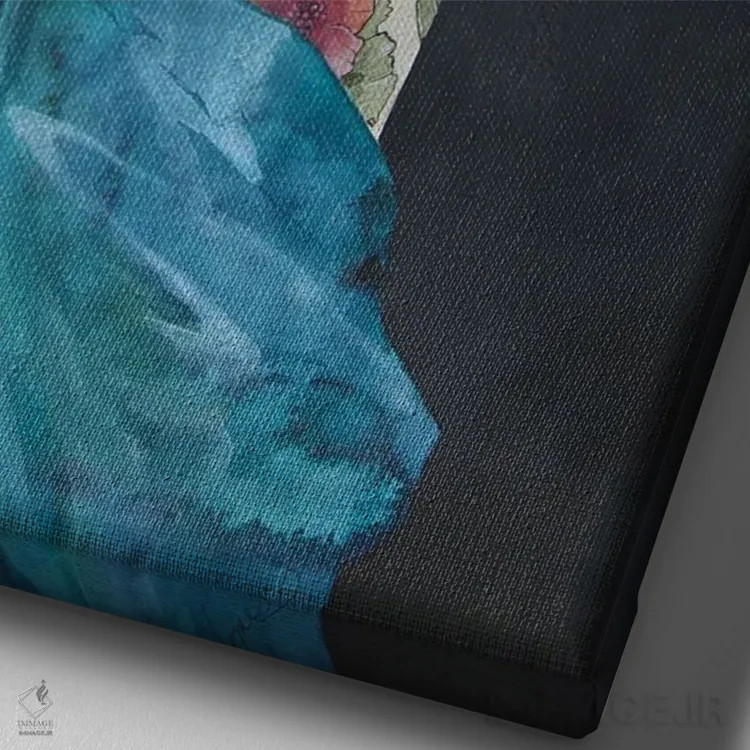 تابلو دکوراتیو ملینا اثر کریس جیمز - نمای نزدیک بافت بوم