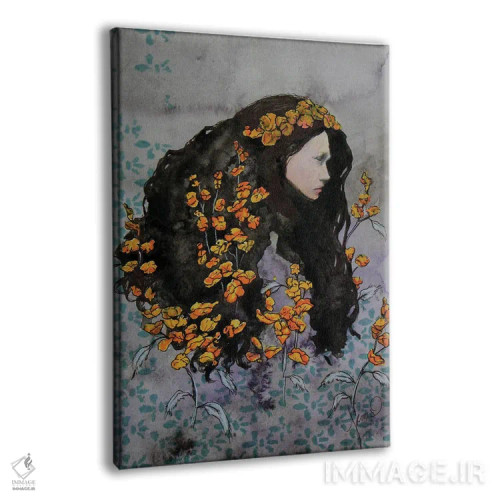 تابلو دکوراتیو پاییز اثر کریس جیمز - نمای پرسپکتیو محصول