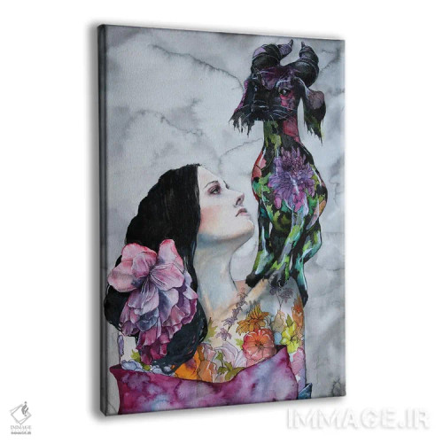 تابلو دکوراتیو بتنی و بارتولومئو اثر کریس جیمز - نمای پرسپکتیو محصول