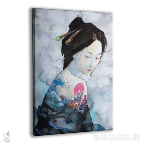 تابلو دکوراتیو موج بزرگ اثر کریس جیمز - نمای پرسپکتیو محصول