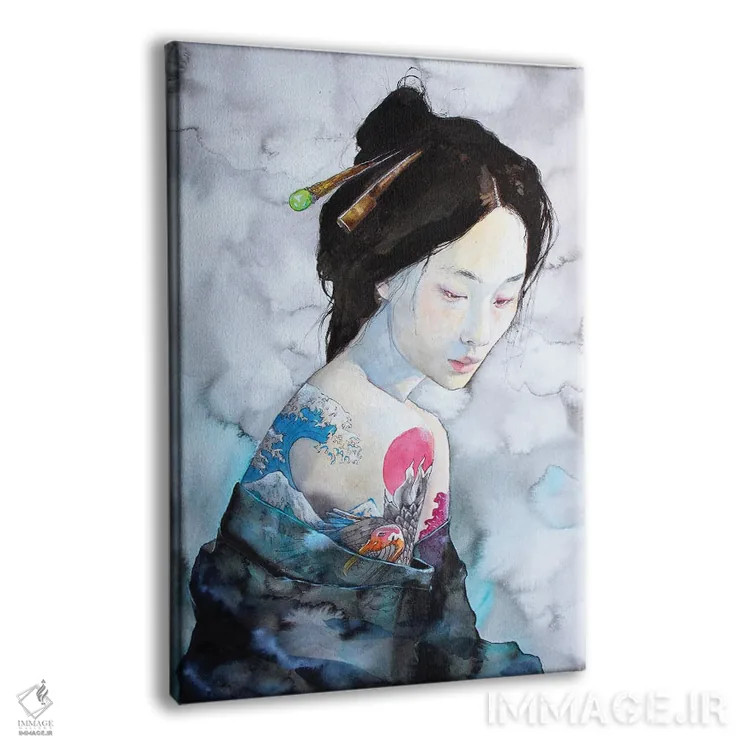 تابلو دکوراتیو موج بزرگ اثر کریس جیمز - نمای پرسپکتیو محصول