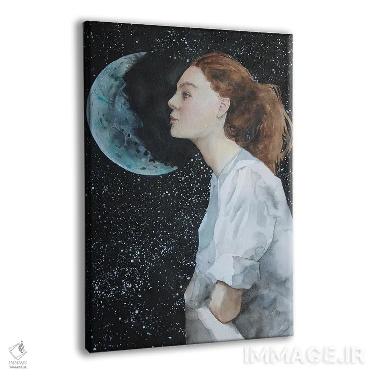 تابلو دکوراتیو رویاهای ماه اثر کریس جیمز - نمای پرسپکتیو محصول